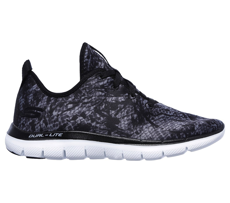 Skechers Women Flex Appeal 2.0 - Change Up Black/White