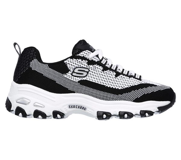 Skechers Women D'Lites - Reinvention Black/White