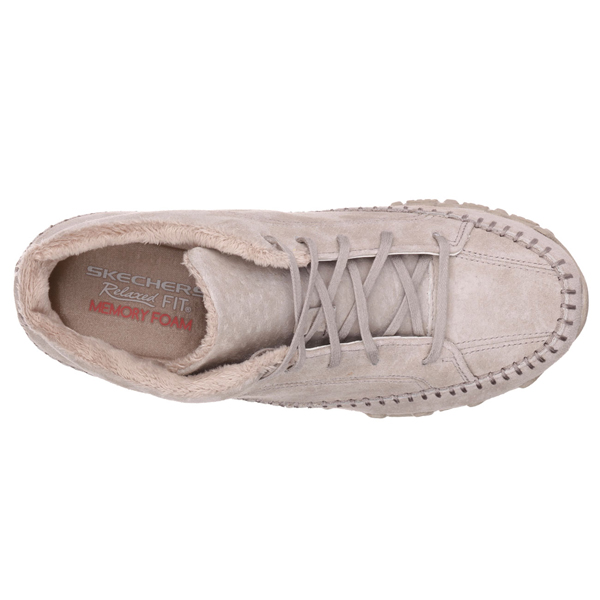 Skechers Women Relaxed Fit: Bikers - Totem Pole Taupe
