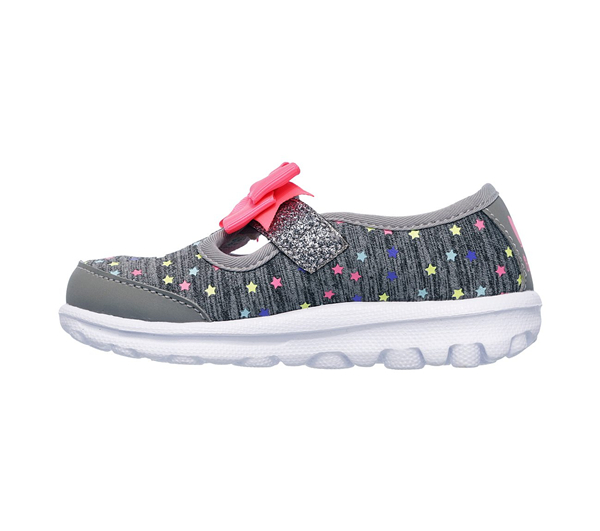 Skechers Girls GOwalk - Starry Style Gray/Multi