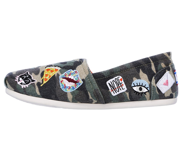 Skechers Women Bobs Plush - Perfect Patches Camouflage