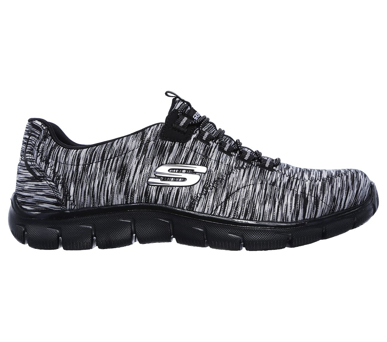 Skechers Women Relaxed Fit: Empire - Game On Black/Charcoal