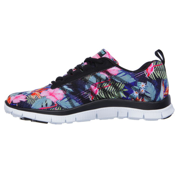 Skechers Women Flex Appeal - Floral Bloom Black/Multi
