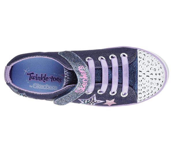 Skechers Girls Twinkle Toes: Sparkle Glitz - Twinklerella Denim/Multi