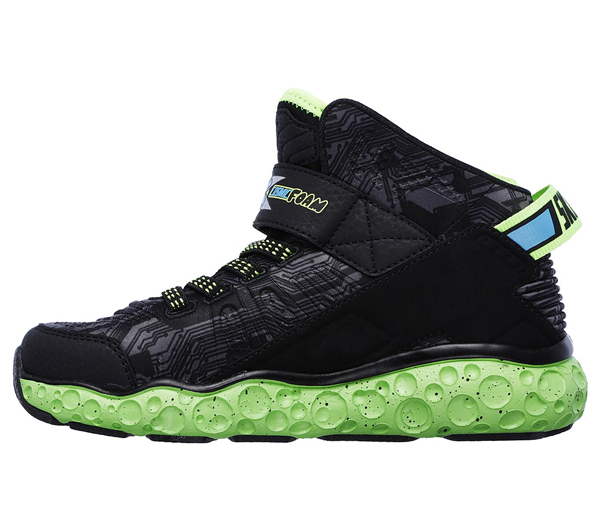 Skechers Boys Skech-X: Cosmic Foam Black/Lime