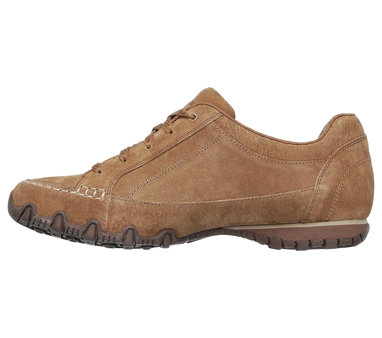 Skechers Women Relaxed Fit: Bikers - Curbed Desert Brown