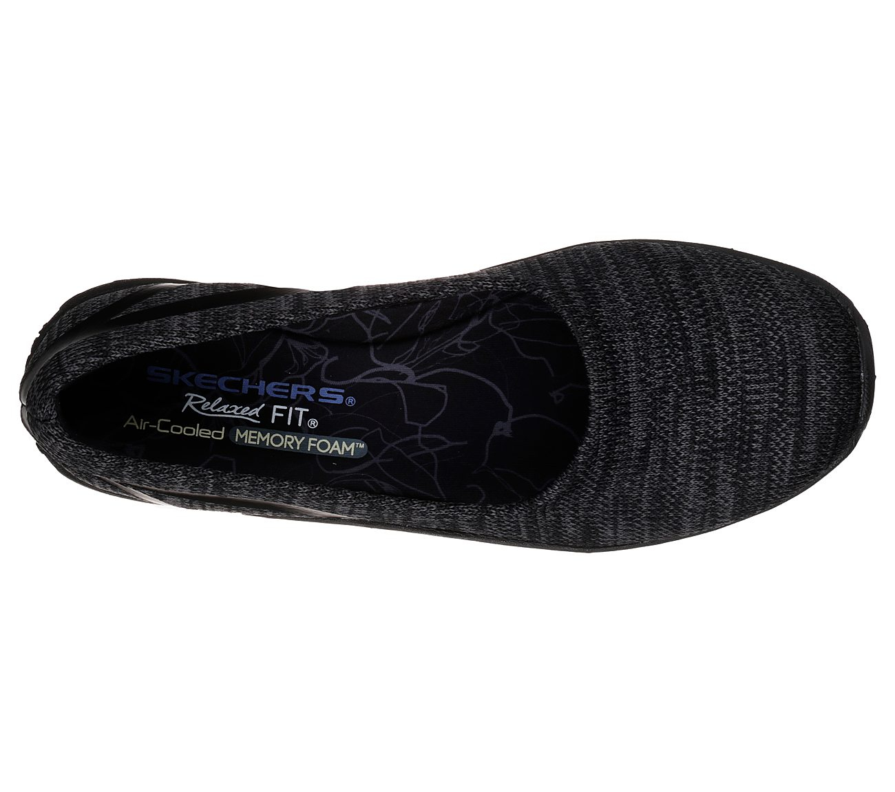 Skechers Women Relaxed Fit: Reggae Fest - Dread Knit Black