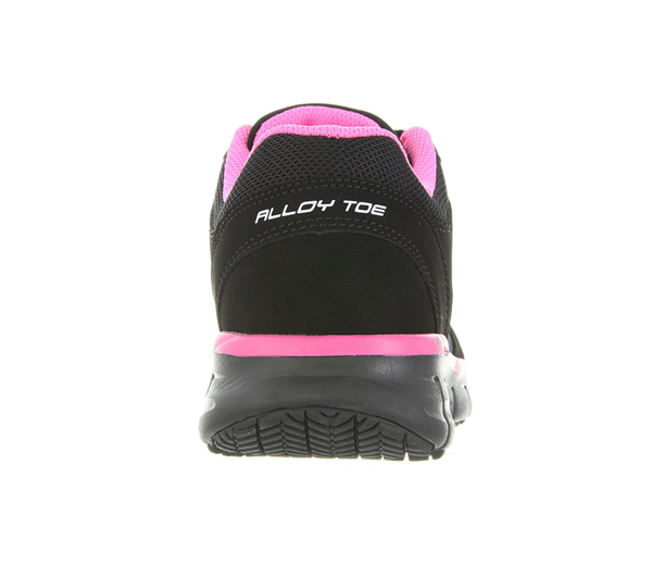 Skechers Women Work: Synergy - Sandlot Alloy Toe Black/Pink