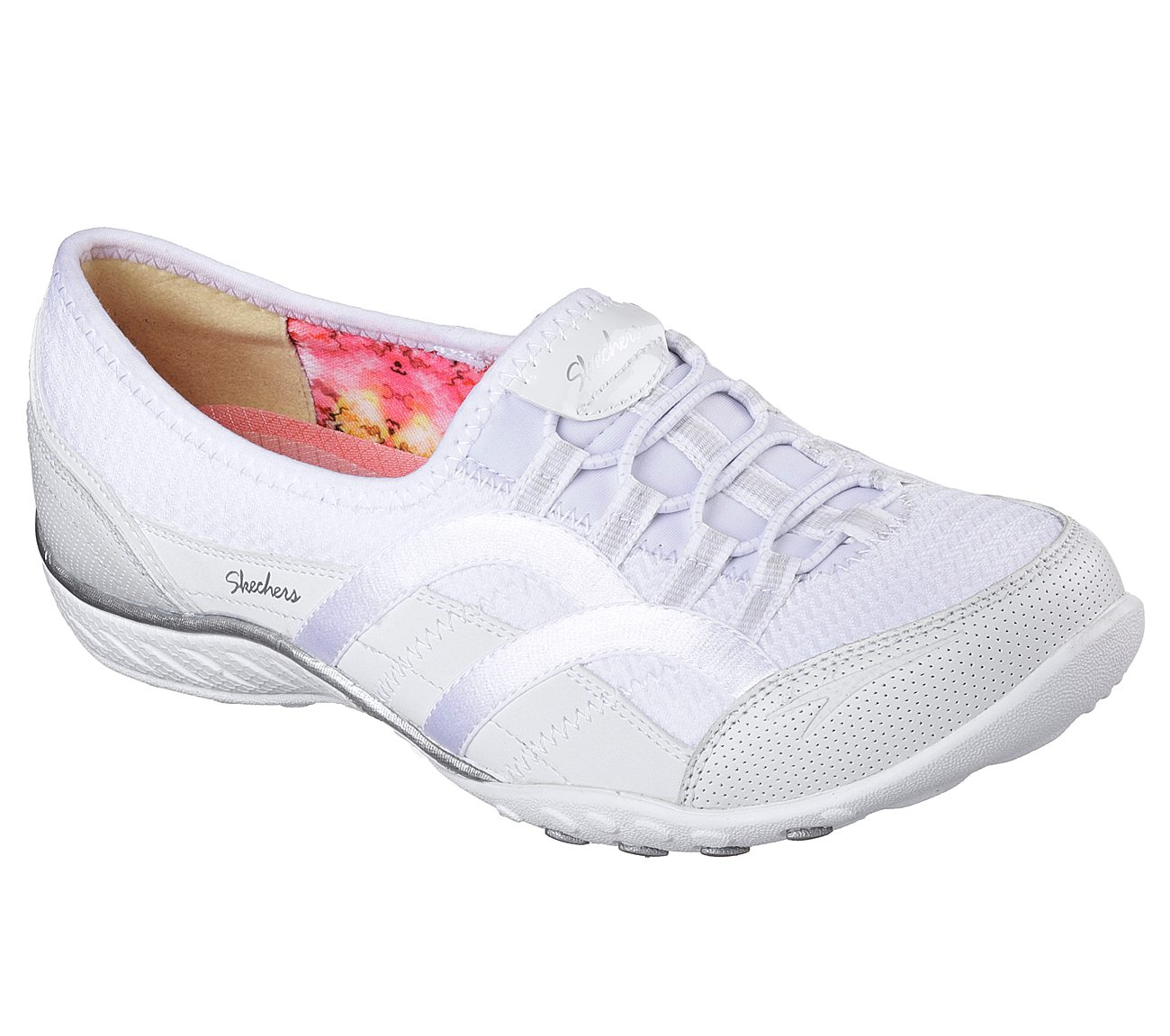 Skechers Women Relaxed Fit: Breathe Easy - Faithful White