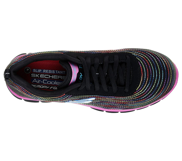 Skechers Women Work: Synergy - Wingor Alloy Toe Black/Multi