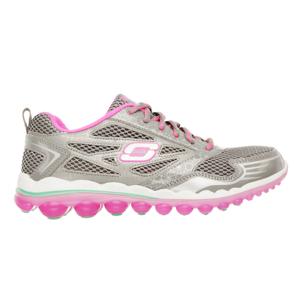 Skechers Women Skech-Air 2.0 - Clear Day Light Gray/Hot Pink