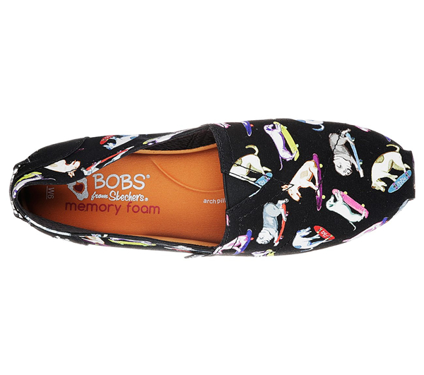 Skechers Women Bobs Plush - Wag Town Black/Multi