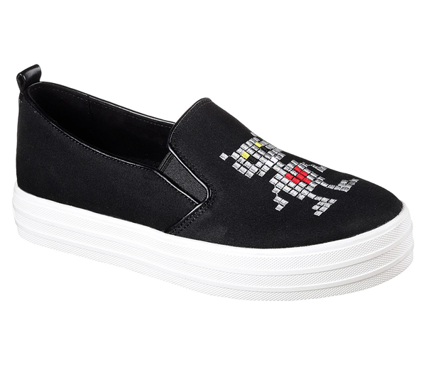 Skechers Women Double Up - Robot Love Black