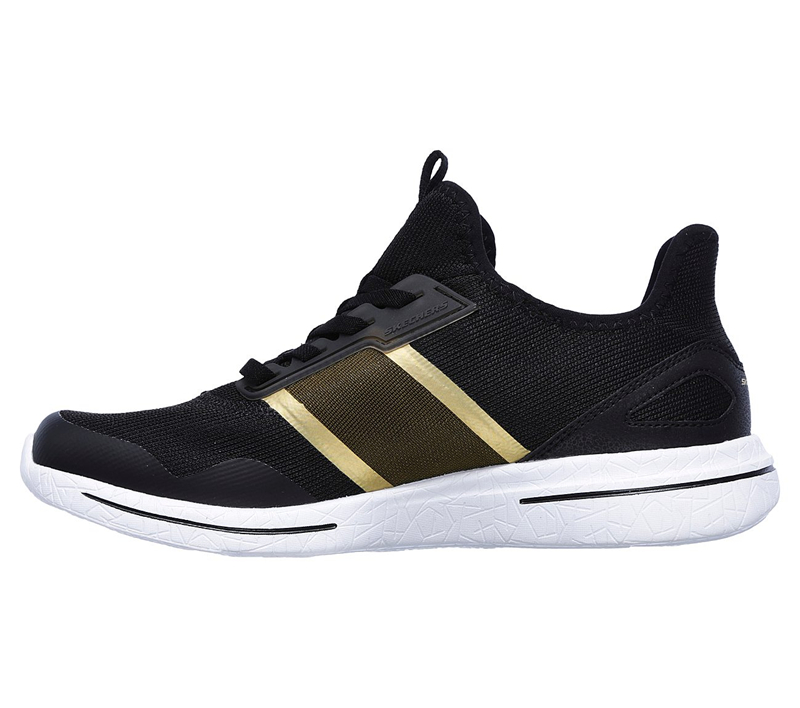Skechers Women Burst 2.0 - Heart of Gold Black/Gold