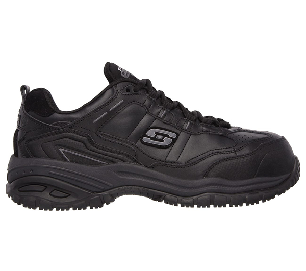 Skechers Men Work: Relaxed Fit Soft Stride - Chatham Comp Toe Black