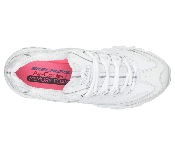 Skechers Women D'lites - Fresh Start White/Sliver
