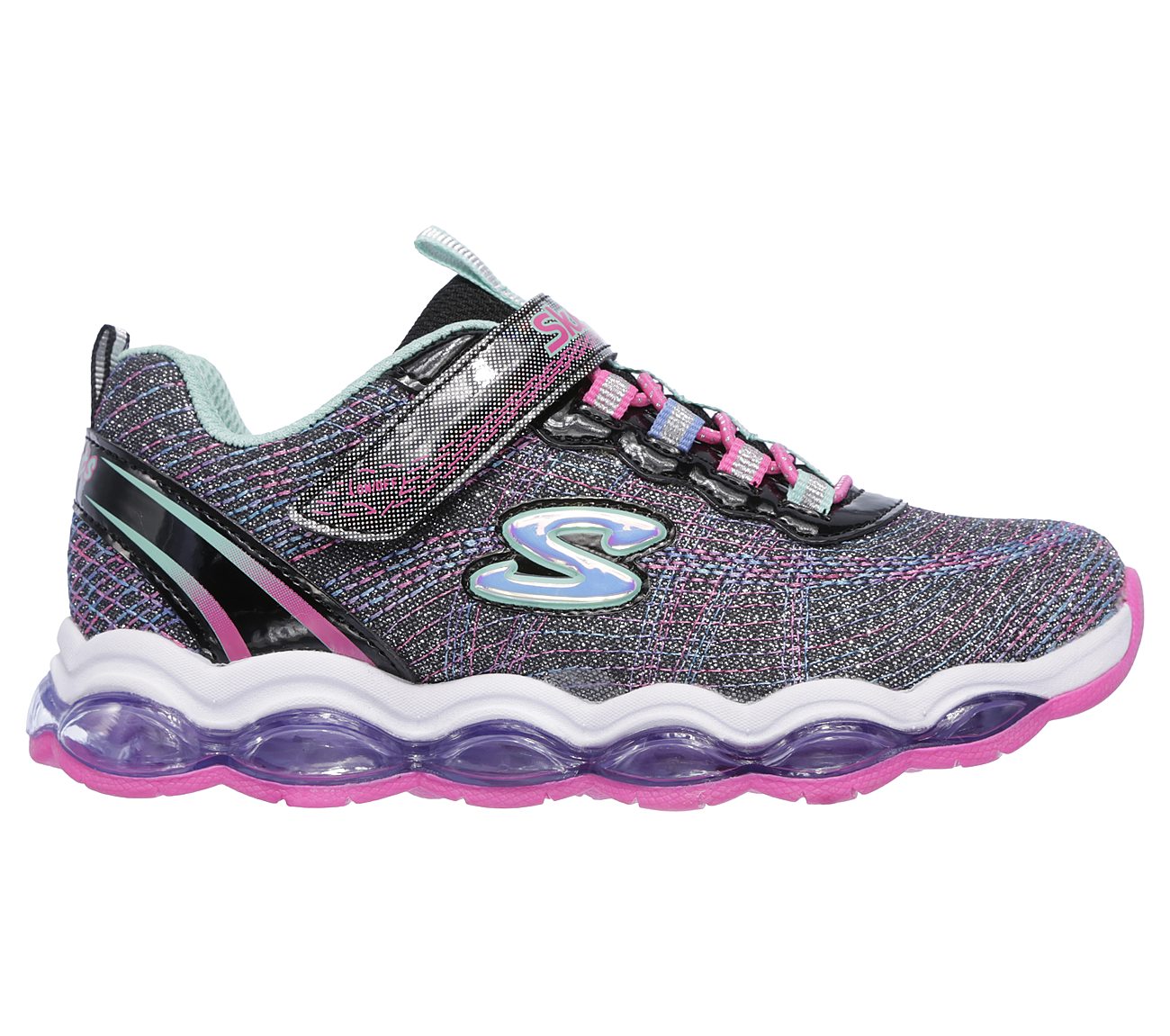 Skechers Girls S Lights: Glimmer Lites Black/Multi