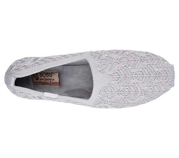 Skechers Women Bobs Plush Lite - Plush Life Gray/Multi