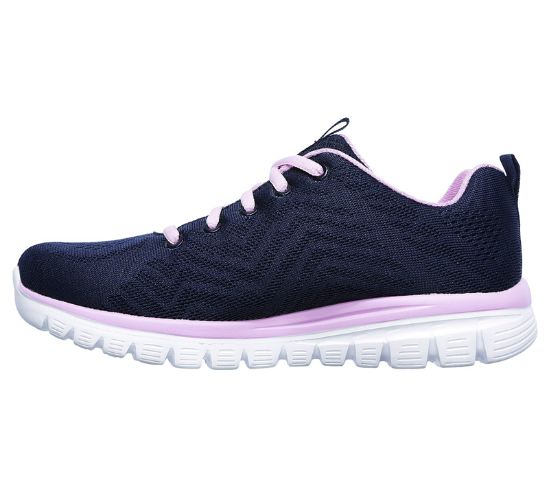 Skechers Women Graceful - Get Connected Navy/Pink