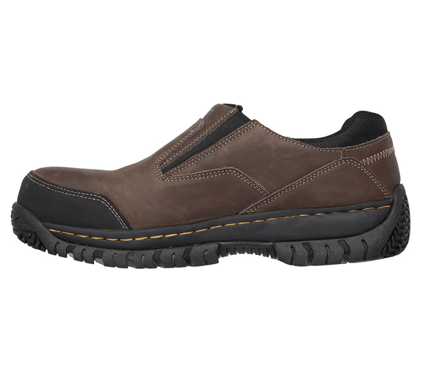 Skechers Men Work: Relaxed Fit Hartan Dark Brown