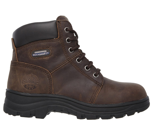 Skechers Women Work: Relaxed Fit Workshire - Peril Brown