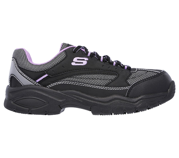 Skechers Women Work: Biscoe Black/Purple