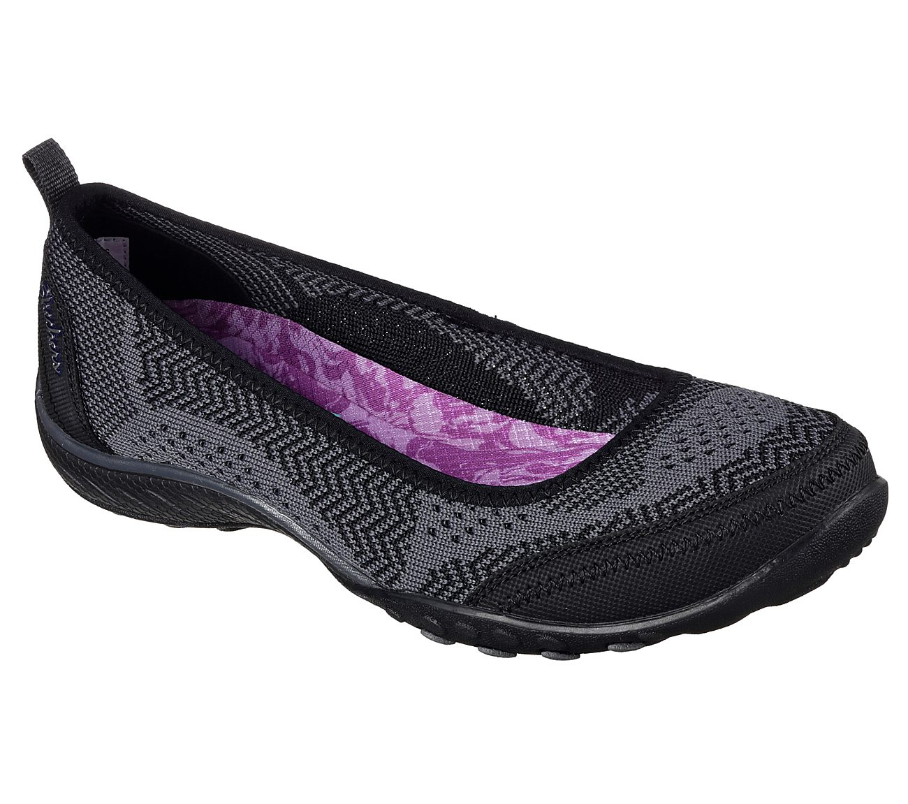 Skechers Women Relaxed Fit: Breathe Easy - Symphony Black/Charcoal