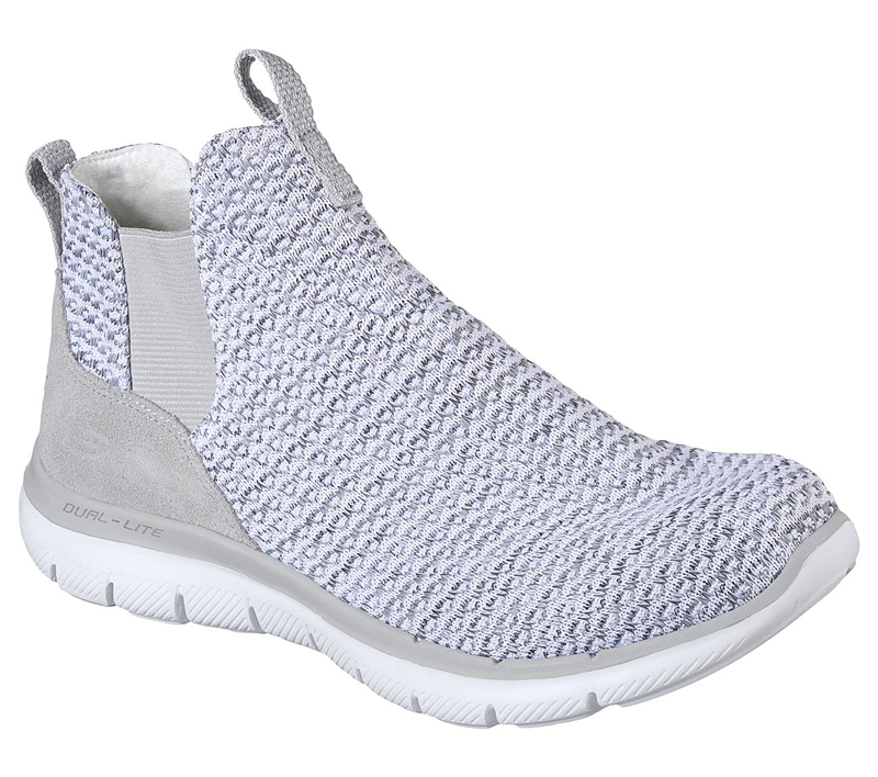 Skechers Women Flex Appeal 2.0 - Chime In White/Gray