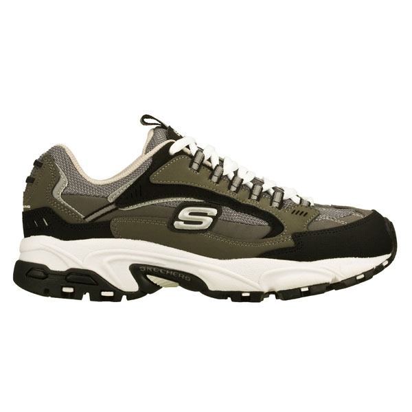 Skechers Men Extra Wide Fit (4E) Shoes - Nuovo Charcoal/Black