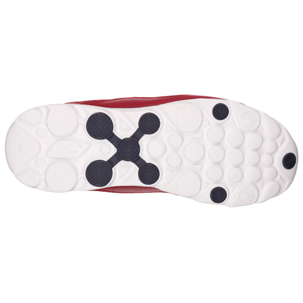 Skechers Men Extra Wide Fit (4E) Shoes - Sonic Red/Navy