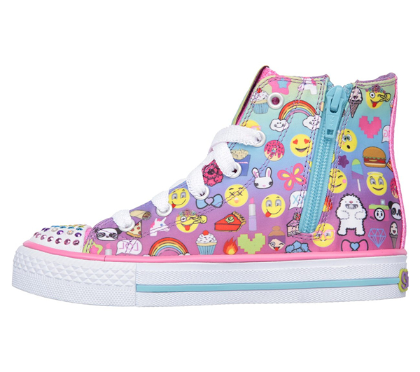 Skechers Girls Twinkle Toes: Shuffles - Chat Time Multi
