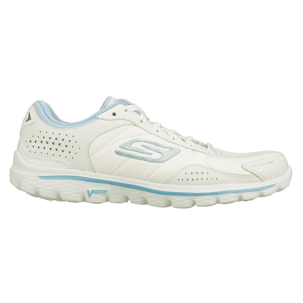Skechers Women GOwalk 2 - Flash LT White/Blue