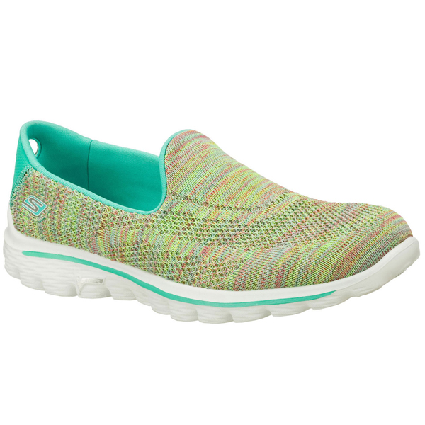 Skechers Women GOwalk 2 - Hypo Aqua/Multi