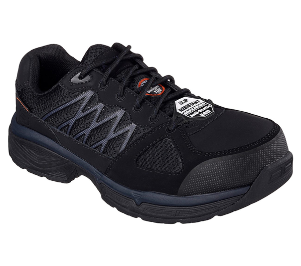 Skechers Men Work: Relaxed Fit Conroe - Searcy ESD Black