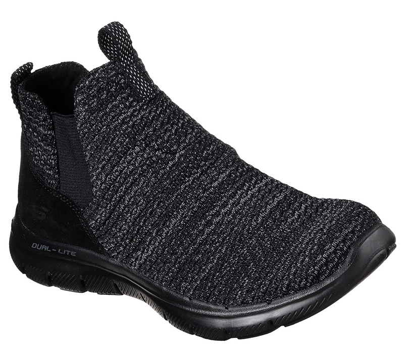 Skechers Women Flex Appeal 2.0 - Chime In Black/Charcoal