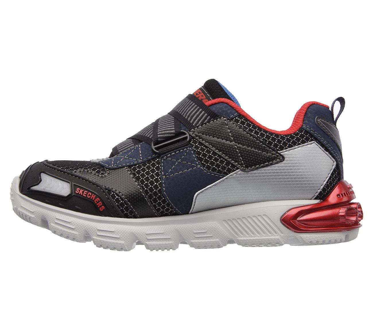 Skechers Boys Lights: Orbitors Navy/Red