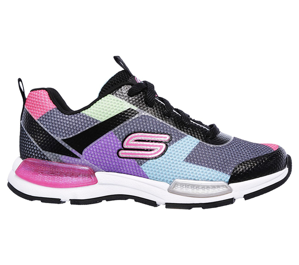 Skechers Girls Jumptech Black/Multi
