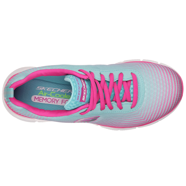 Skechers Women Equalizer - Expect Miracles Light Blue/Pink