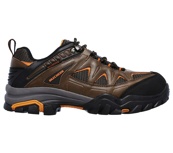 Skechers Men Work: Delleker WP Brown/Orange
