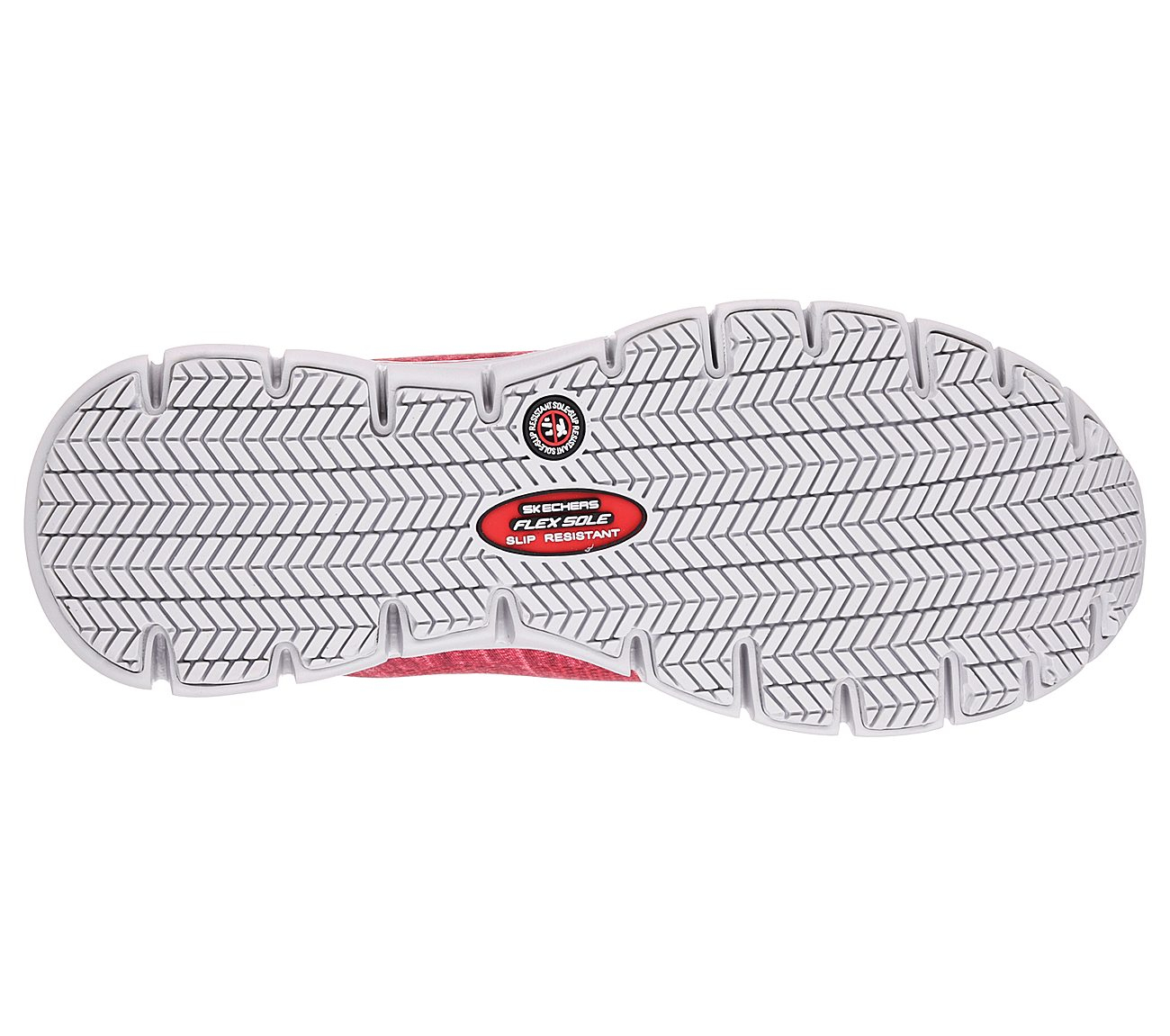 Skechers Women Work Relaxed Fit: Synergy - Arrey Alloy Toe Red/Gray