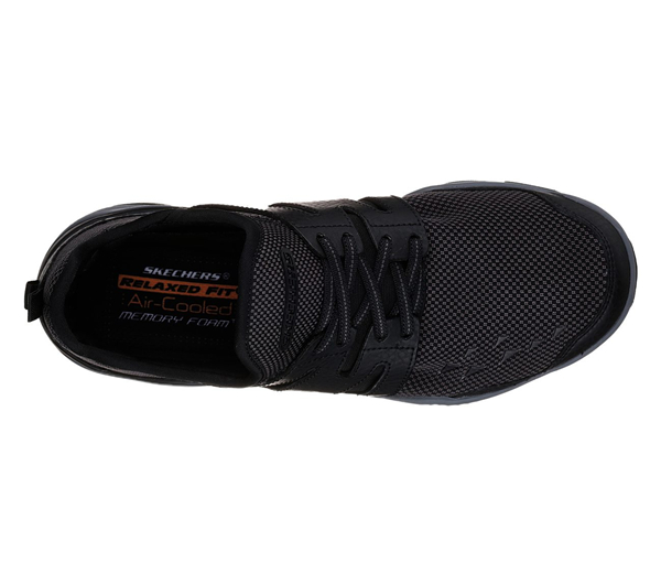 Skechers Men Relaxed Fit: Ridge Black
