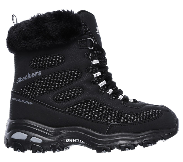 Skechers Women D'Lites - Snow Plaza Black