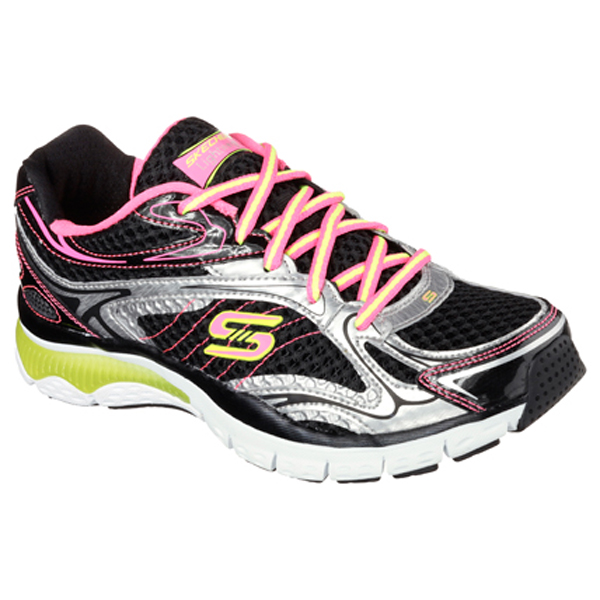 Skechers Women Relaxed Fit Sport: Prize Seeker Black/Pink
