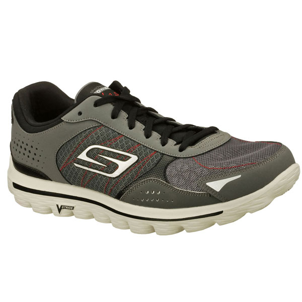 Skechers Men Extra Wide Fit (4E) Shoes - Flash Charcoal/Black