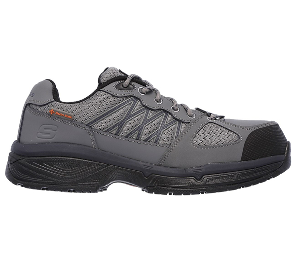Skechers Men Work: Relaxed Fit Conroe - Searcy ESD Gray/Black