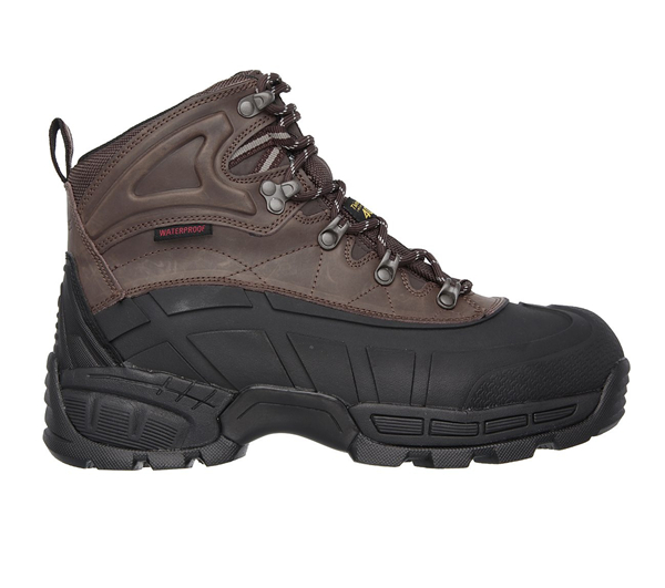 Skechers Men Work: Radford WP Comp Toe Black/Brown