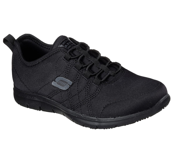 Skechers Women Work: Relaxed Fit Ghenter - Srelt Black