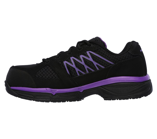 Skechers Women Work: Relaxed Fit Conroe - Kriel ESD Black/Purple