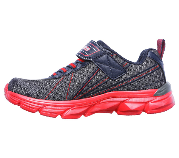 Skechers Boys Advance Charcoal/Red