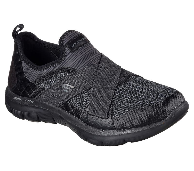 Skechers Women Flex Appeal 2.0 - New Image Black